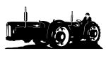Large Steel Doe Triple D Tractor Weathervane or Sign Profile - Laser cut 500mm